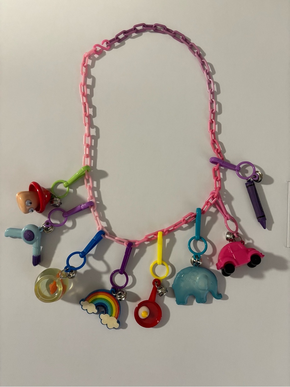 Michaels Retro 80's Reproduction Flash Charm Necklace - 8 Charms Included